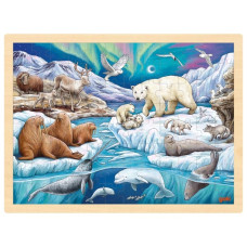 Puzzle 96pcs - Animais do Ártico